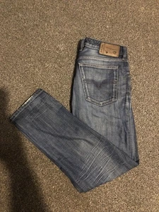 Diesel Waykee Regular Straight Blue Denim Herrenjeans - W33 L30 - Bild 1 von 3