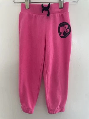 Barbie Niños Niñas Mezcla de Poliéster Cintura Elástica Pull On Pantalones de Correr Rosa Caliente 4 Foto 1 de 4