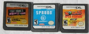 Nintendo DS Spiele Konvolut - getestet & funktioniert super. Tony H, Sprung, Worms. - Bild 1 von 3