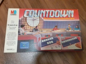 π² Vintage Countdown Game MB 1986 10+ Word And Numbers Game Complete - Picture 1 of 4