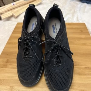Earth Origins Size 10 Womens Sneakers Tennis Shoes Black "Cruise" Freeform Tie - Picture 1 of 8