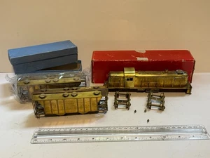 Vintage Brass Train LOT FOR PARTS READ Made in Japan Precision? Combined ship - Picture 1 of 9