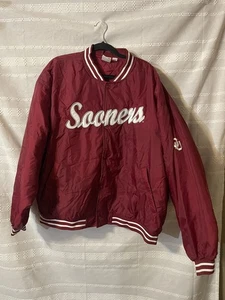 Chaqueta de bombardero Red Oak Sportswear Red Sooners para hombre talla 2XL 45,00 - Imagen 1 de 6