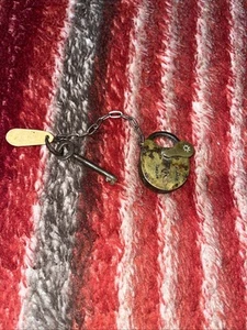 Vintage BRASS Padlock With Key - Picture 1 of 5