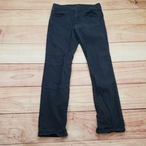 Lucky Brand 121 Slim Straight Jeans Mens 30x30 Dark Wash Blue Casual Adult - Picture 1 of 12