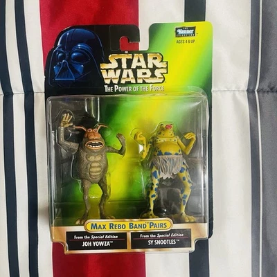Star Wars El Poder de la Fuerza Max Rebo Band Pares Figuras Nuevo en Caja Kenner 1998 Foto 1 de 4