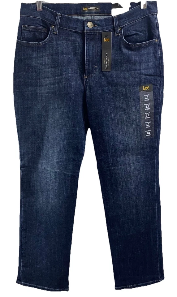 Lee Women's Relaxed Fit Straight Leg Jean Bewitched 12 Short