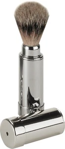Rasierpinsel für Reise METALLGRIFF DACHSHAAR Reiserasierpinsel ERBE SOLINGEN - Bild 1 von 4