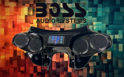 Fits Yamaha Road Star Batwing Fairing with CarPlay Stereo - 4x5.25" Speakers Foto 1 de 4