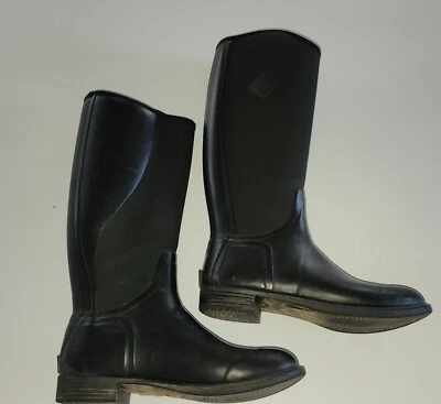MUCK BOOTS LADIES SIZE 6 RIDING STYLE BLACK BOOTS - Image 1 of 4
