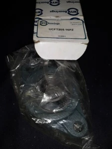 NEW 1" 2-Bolt Flange Cast Iron UCFT205-16PZ bearing - Picture 1 of 2