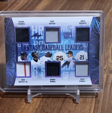 2019 Leaf Fantasy Baseball Leaders 1994 6/20 Griffey,Maddux,Thomas,Gwynn,Bonds