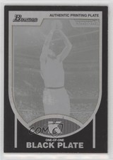 2007-08 Bowman Draft Picks & Stars Printing Plate Black 1/1 Rasheed Wallace #30
