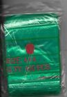 100 - 4X4" Green Double-Sided Apple Ziplock Zipper Storage Bags Gauge 2 Mil