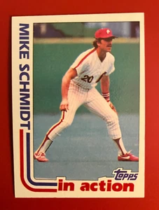 1982 Mike Schmidt Topps IA #101 HOF Philadelphia Phillies NM J26 - Bild 1 von 2