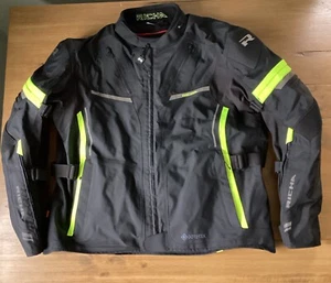 RICHA Arc GTX Gore-Tex Laminated Motorcycle Waterproof Touring FLUO Jacket 5XL - Picture 1 of 9