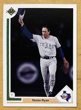 Nolan Ryan 1991 Upper Deck Baseball #345 Texas Rangers HOF Star NM-MT
