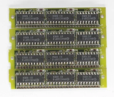Lot of 4x256KB - FPM memory - SIMM 30pin - 1MB - SIMM30 - 80ns - TESTED - Image 1 of 2
