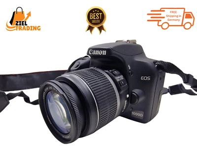 Canon EOS 1000D DSLR Kamera 18-55mm Objektiv, Bildstabilisator, Sehr Gut - Bild 1 von 4