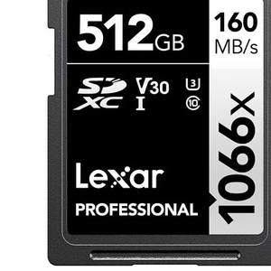 Professional 512GB SDXC Card for DSLR & Mirrorless Cameras - 4K & Full-HD - Picture 1 of 10