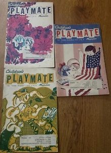 Children’s Playmate Magazine Activity Book 1970 Granny Vintage Poetry Puzzles - Imagen 1 de 16