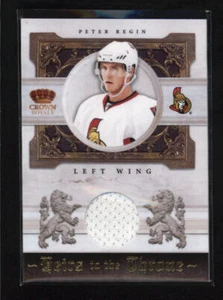 PETER REGIN 2009/10 CROWN ROYALE HEIRS TO THE THRONE GAME JERSEY AF2552 - Picture 1 of 1