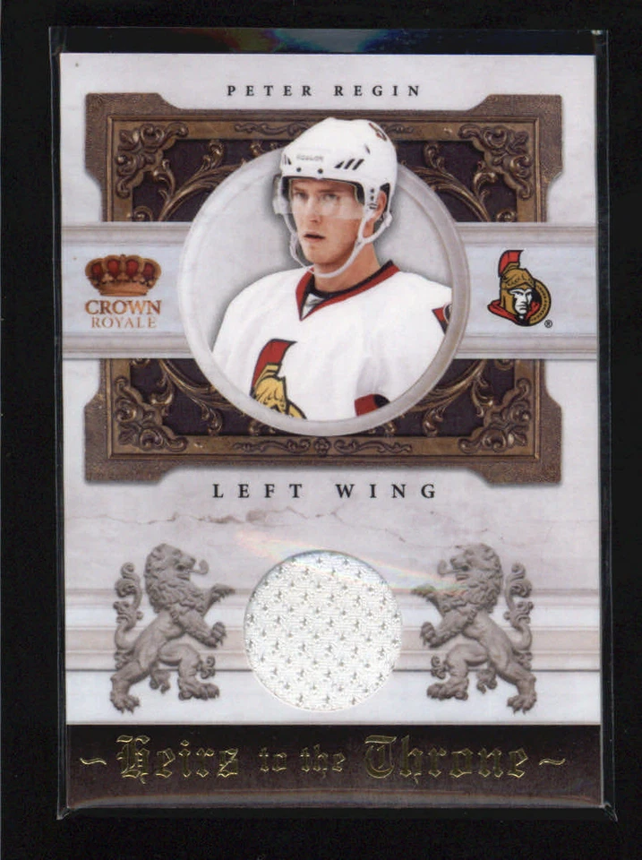 PETER REGIN 2009/10 CROWN ROYALE HEIRS TO THE THRONE GAME JERSEY AF2552 - Image 1 of 1