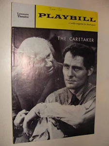 1962 NY Playbill The Caretaker by Harold Pinter Robert Shaw Donald Pleasance - Picture 1 of 2