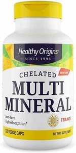 Gesunde Herkunft - chelatisiertes Multi-Mineral, eisenfrei 120 vegetarische Kapseln USA - Bild 1 von 2