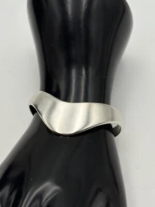 STERLING SILVER 925 TAXCO MEXICO 6.5" CUFF BRACELET 8.1mm 28.5g - Picture 1 of 10