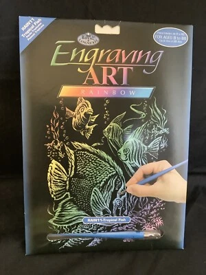 Engraving Art Rainbow Tropical Fish Royal and Langnickel NIP Rain11 - image 1 of 4