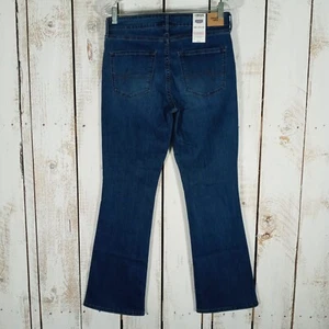 NWT Levis Boot Cut Jeans Mid Rise Sz 12 Womens 31x32 Stretch Medium Blue Wash - Picture 1 of 6