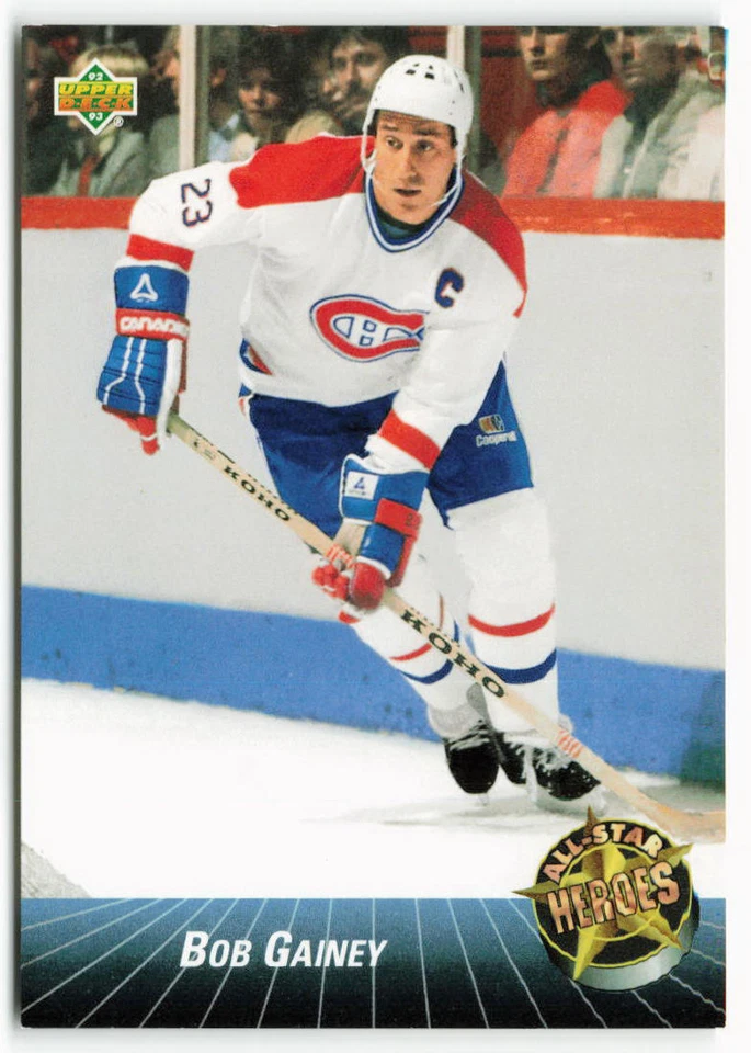 1992-93 Bob Gainey Upper Deck All-Star Locker Series All-Star Heroes - Image 1 of 2