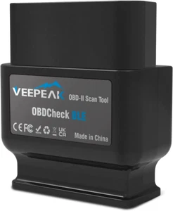 Veepeak OBDCheck BLE OBD2 Bluetooth Scanner Auto OBD II Diagnostic Scan Tool for - Picture 1 of 11