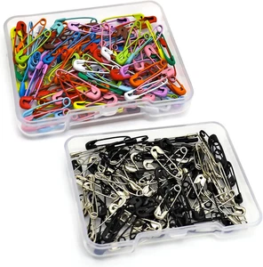 240 Stück Sicherheitsnadeln, kleine Sicherheitsnadeln 0,75 Zoll/19 mm für Kleidung, Namensschilder, Cra - Bild 1 von 6