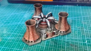 Modelo de central nuclear de reactor nuclear Red Alert - Imagen 1 de 9