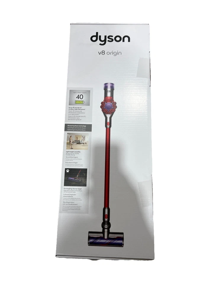 Dyson V8 Origin Stick Vacuum Cleaner - Gray/Purple/Red (400493-01)