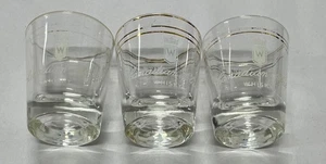 Set 3 bicchieri da whisky canadese club vintage - Foto 1 di 9