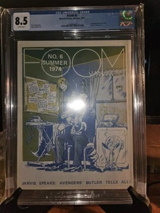 FOOM #6 CGC 8.5, Marvel Fanzine Magazine 1974 Avengers Part 1 Of 2 - Picture 1 of 3