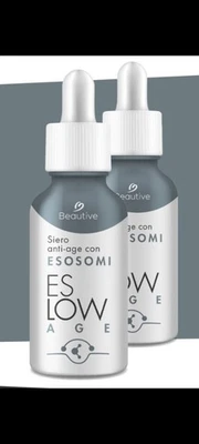 Eslow Anti-age Siero Viso Antietà Levigante Rughe con Esosomi e Acido Ialuronico - Immagine 1 di 4