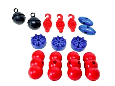 Tinkertoy Ultra Construction Lot 14 Gears Pods Grenades Hooks Replacement Parts - Image 1 of 4