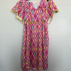 Tracy Negoshian Women’s Sz S Hadley Off Shoulder Dress Fringe - Picture 1 of 6