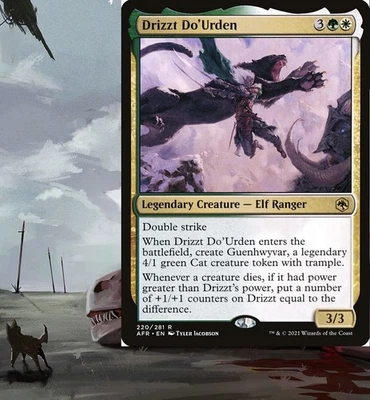 Drizzt Do'Urden Commander Deck EDH Magic MTG Ready-to-Play Ramp Selesnya D&D - Image 1 of 4