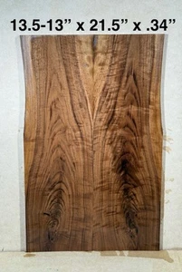 Schwarznuss Gitarrenplatte oder Rückseite Gitarre Holz Gitarrenbauer Holz Materialien Top - Bild 1 von 9