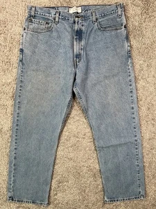 Levi Strauss Signature Mens 38x30 Blue Regular Fit Straight Cut Leg Denim Jeans - Picture 1 of 5