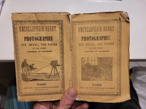 Roret. Manuel Complet De Photographie Sur Metal, Papier. E De Valicourt. 1862 - Picture 1 of 5