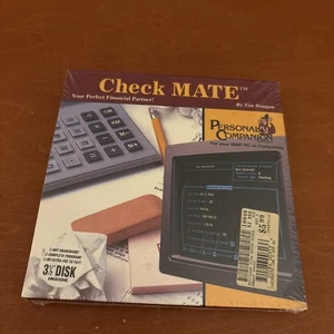 Check Mate SIGILLATO 3.5 Disk Personal Companion PC IBM Software NUOVO - Foto 1 di 6