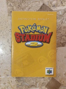 *NICE Manual Instruction Book POKEMON STADIUM 2 ✨Nintendo 64 N64➡️ SEE DISCOUNT - Picture 1 of 6