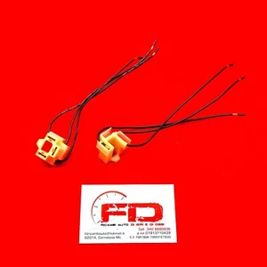 PAAR STECKER LAMPENTÜR H4 R2 KABELGEBUNDEN ABBLENDLICHT VERSCHIEDENE AUTOS - Bild 1 von 6