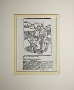 NAVE SCIOCCA STULTIFERA NAVIS XILOGRAFIA BRANT MARNEF BADIUS PARIS 1513 RARA - Foto 1 di 4